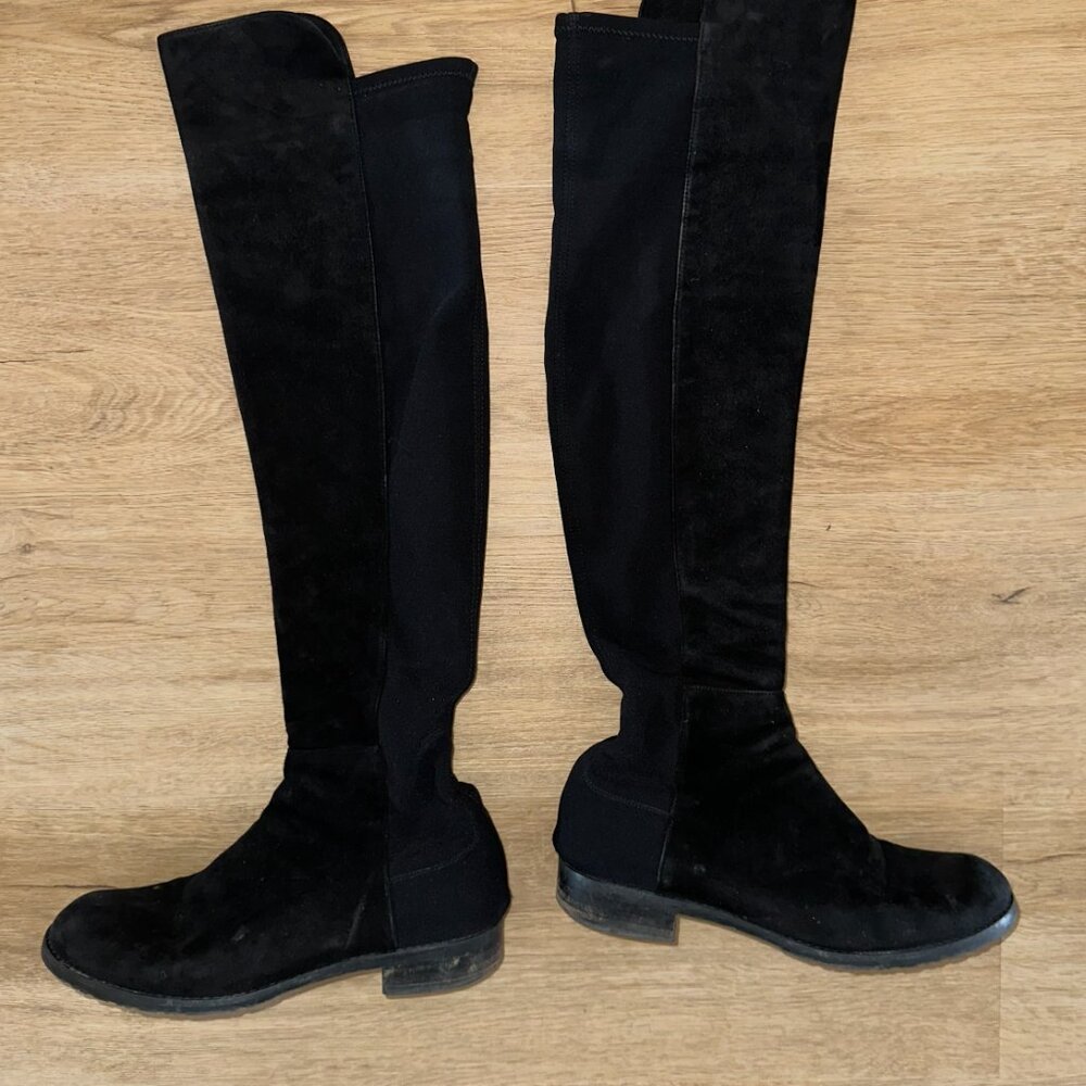 Stuart Weitzman Suede 5050 Boots